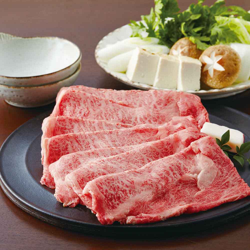 米沢牛肩ロースすきやき肉（A5）